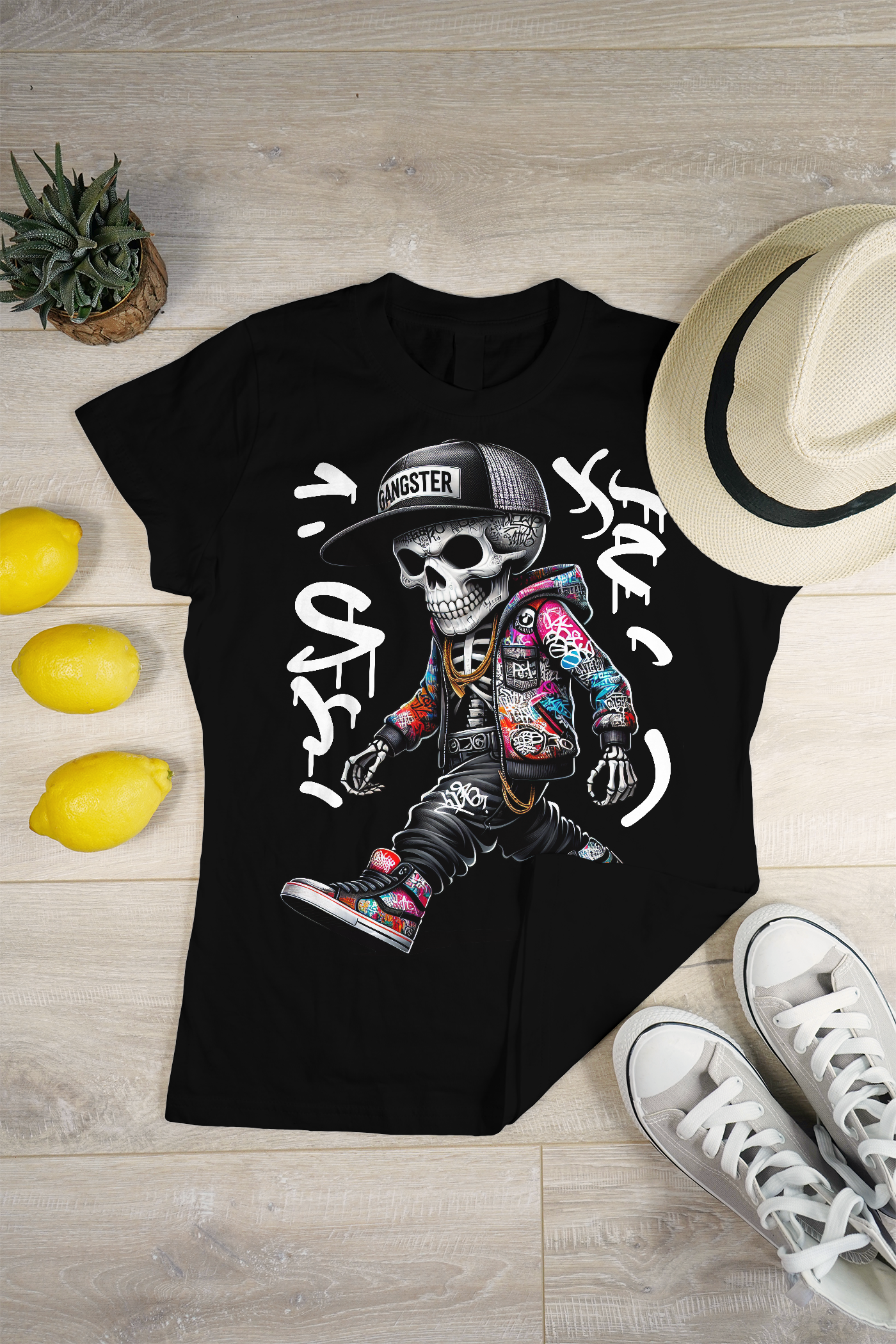 Gangsta Mode – Streetstyle Graphic Tee