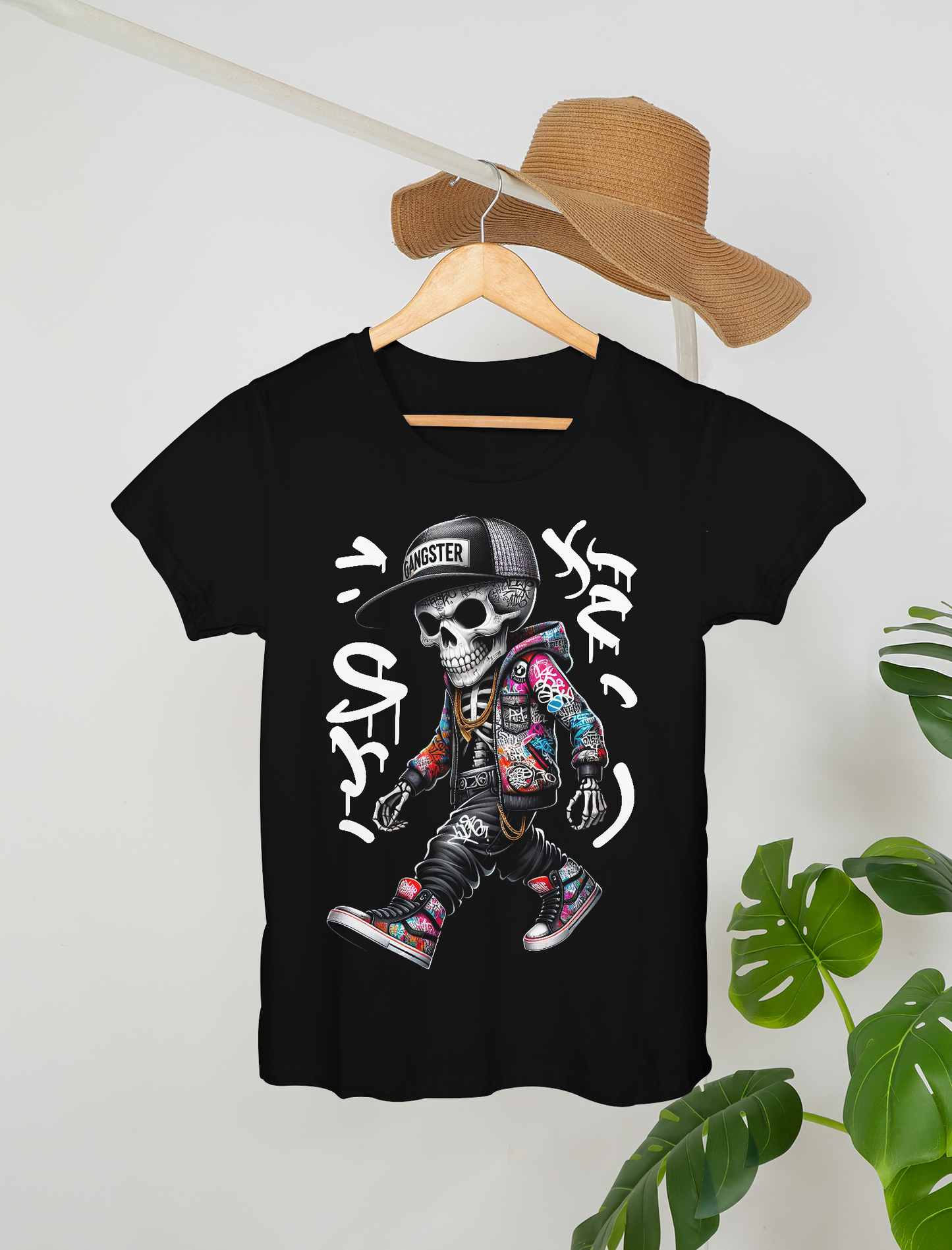 Gangsta Mode – Streetstyle Graphic Tee- Kids