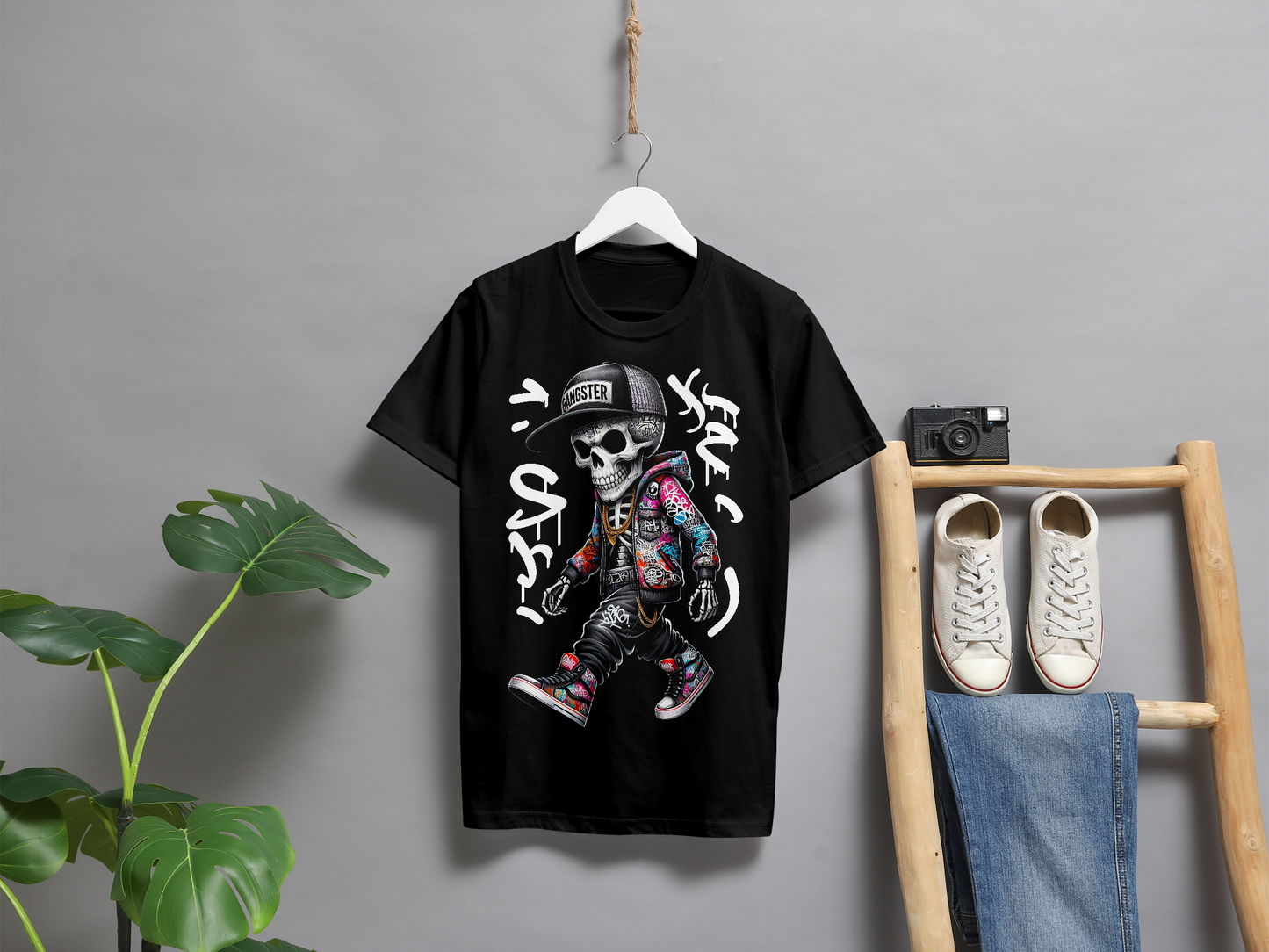 Gangsta Mode – Streetstyle Graphic Tee- Kids
