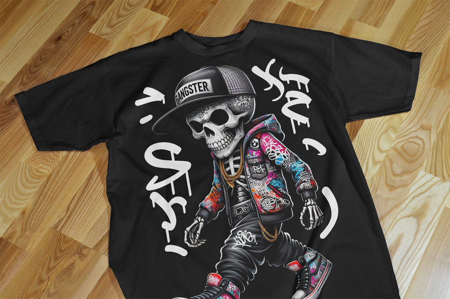 Gangsta Mode – Streetstyle Graphic Tee