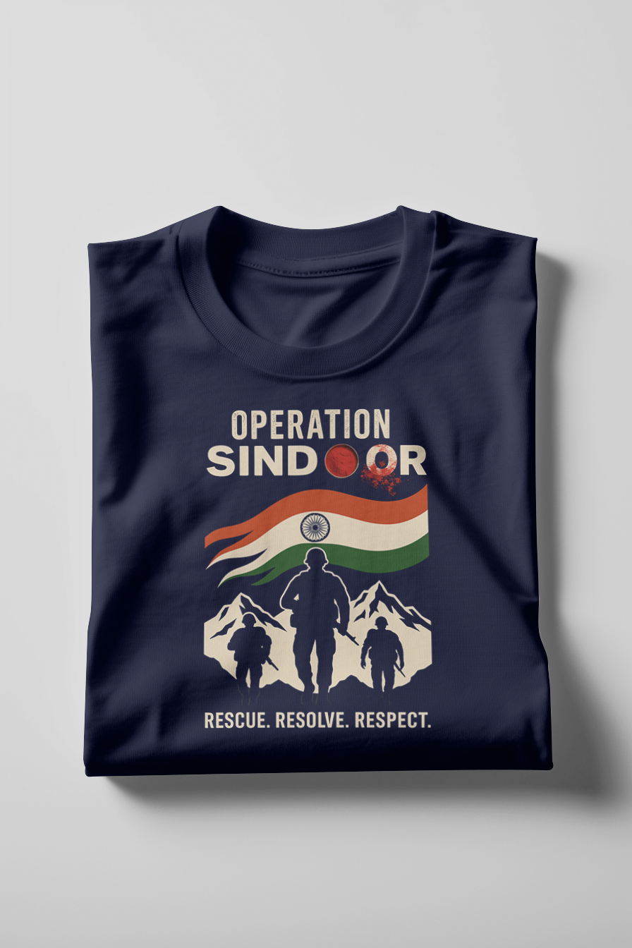 Operation Sindoor. RESCUE. RESOLVE. RESPECT.