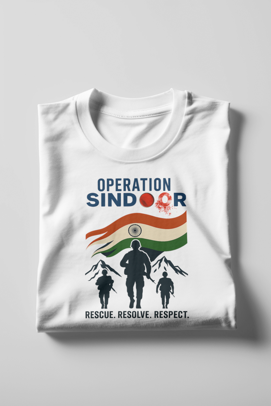 "Operation Sindoor โ Saluting India's Unsung Heroes ๐ฎ๐ณ" : Design 2