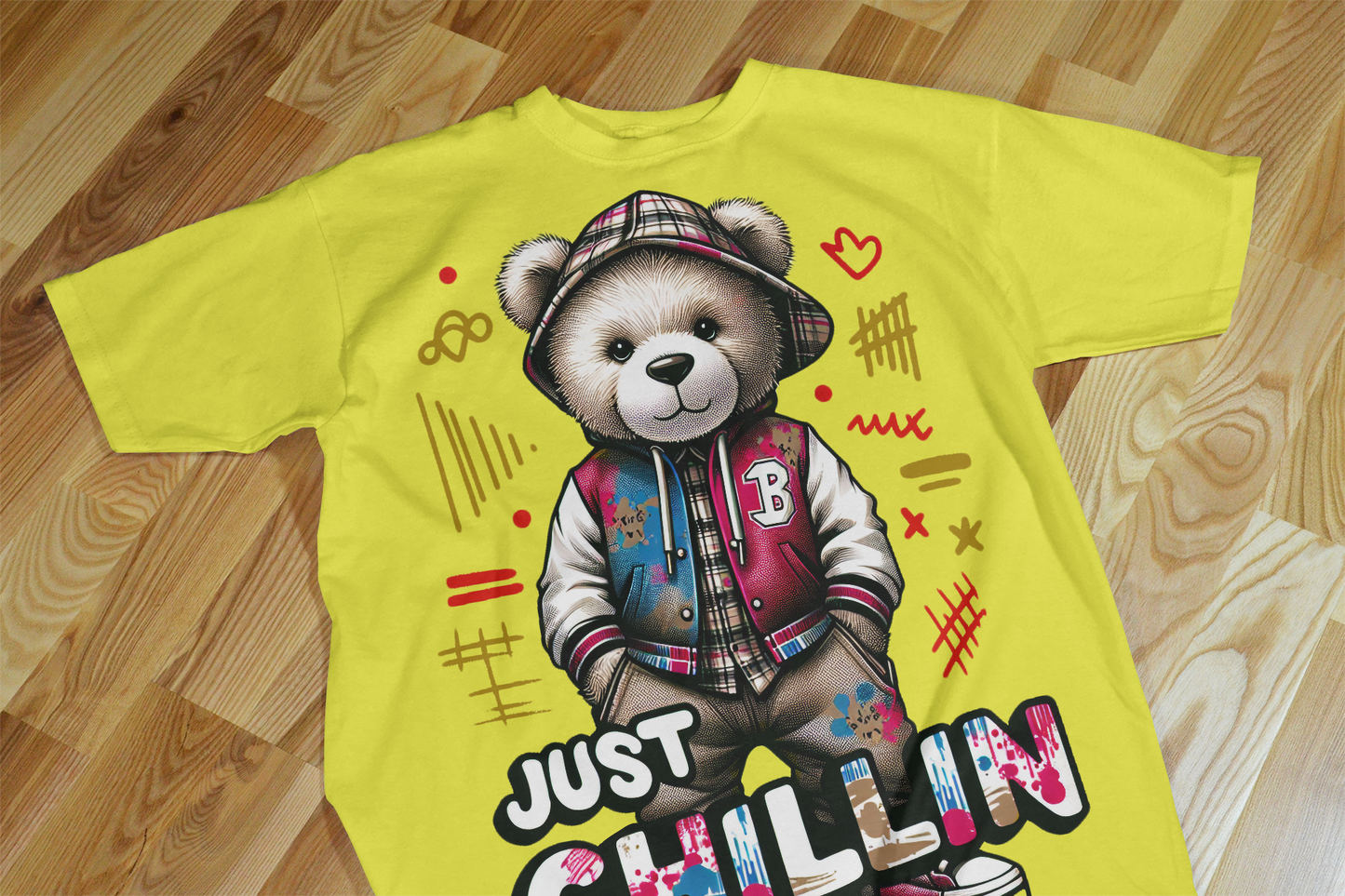 "Street Chill Vibes – Teddy in Style"