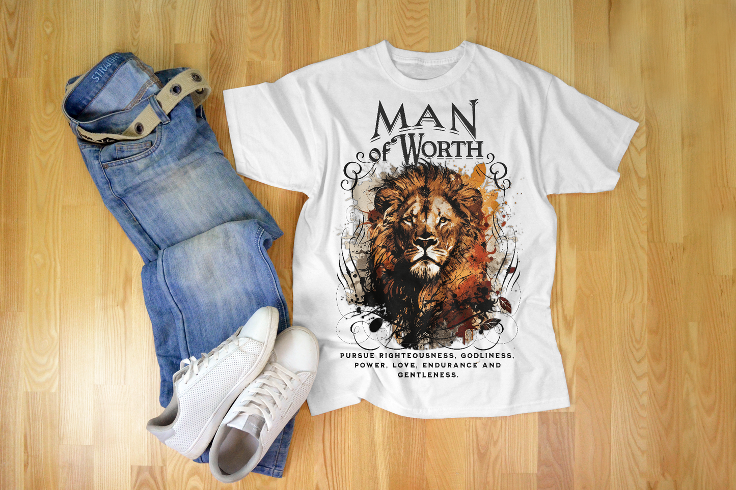 Man of Worth – The Lion Within- Light colors