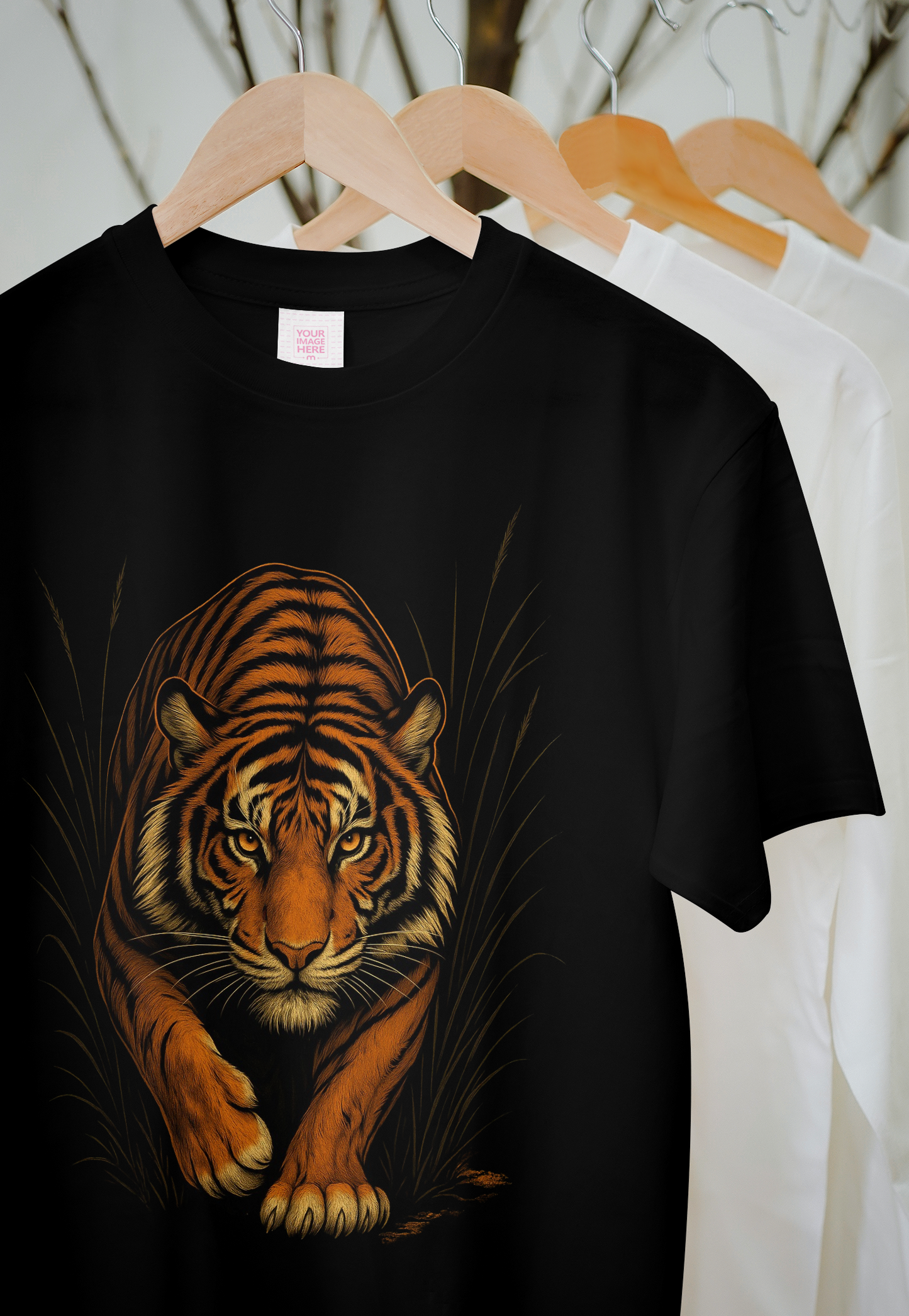 Untamed Majesty – Fierce Tiger T-Shirt