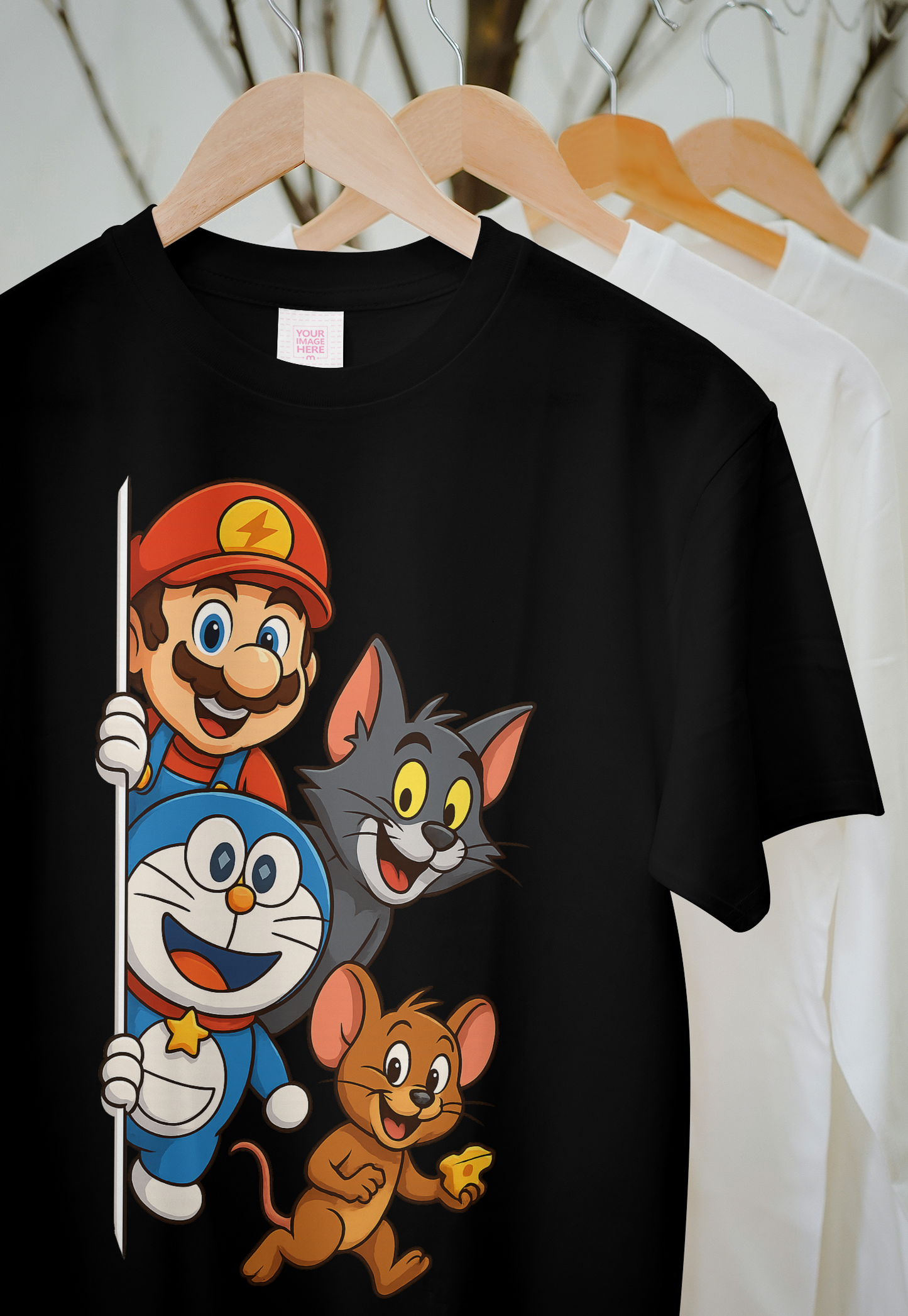 Playful Peek Squad β Cartoon T-Shirt Design