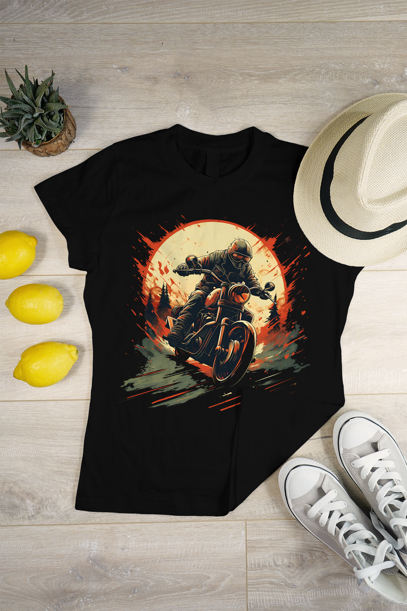 Ride the Night β Biker Spirit T-Shirt ππ₯