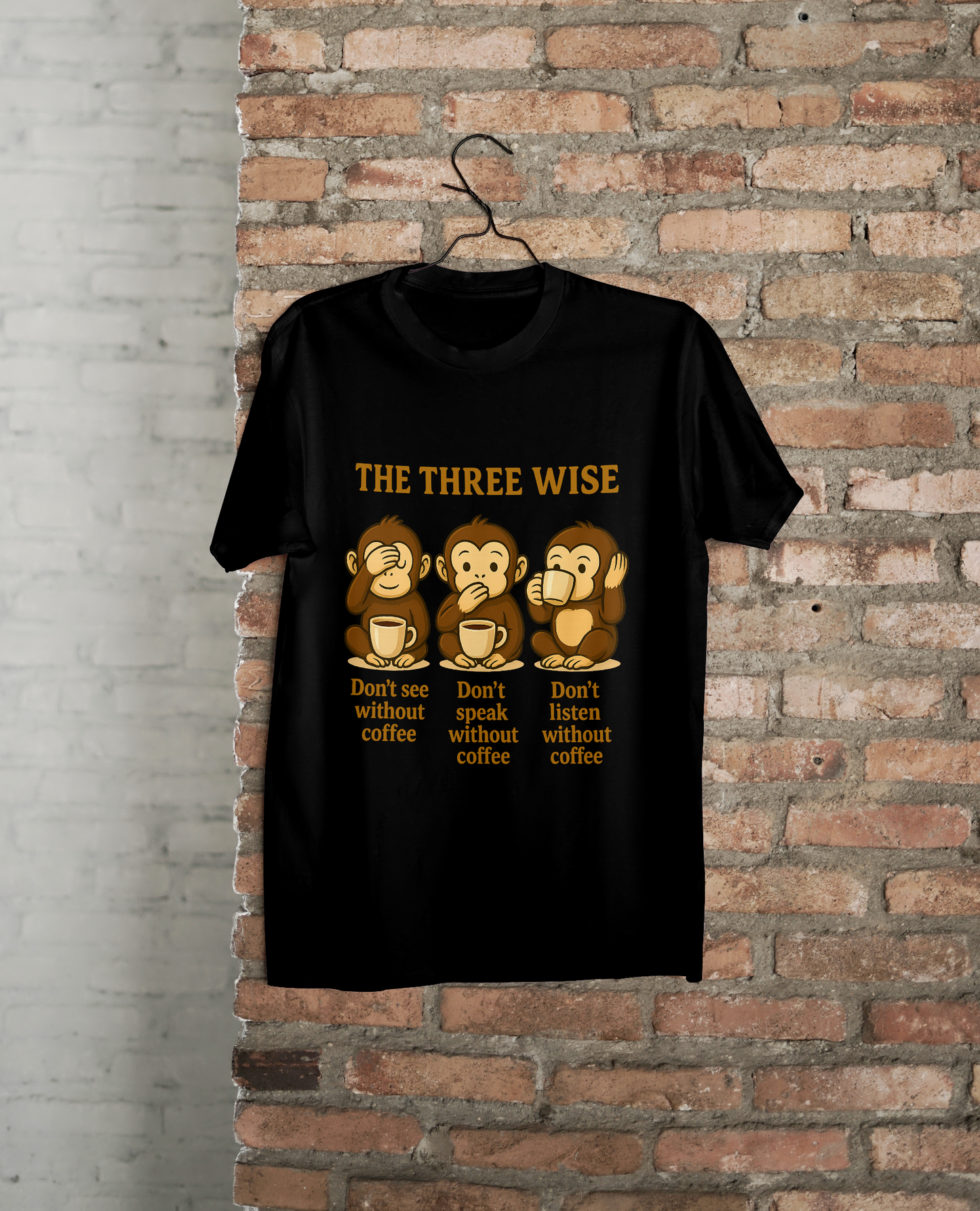 The Three Wise Coffee Monkeys