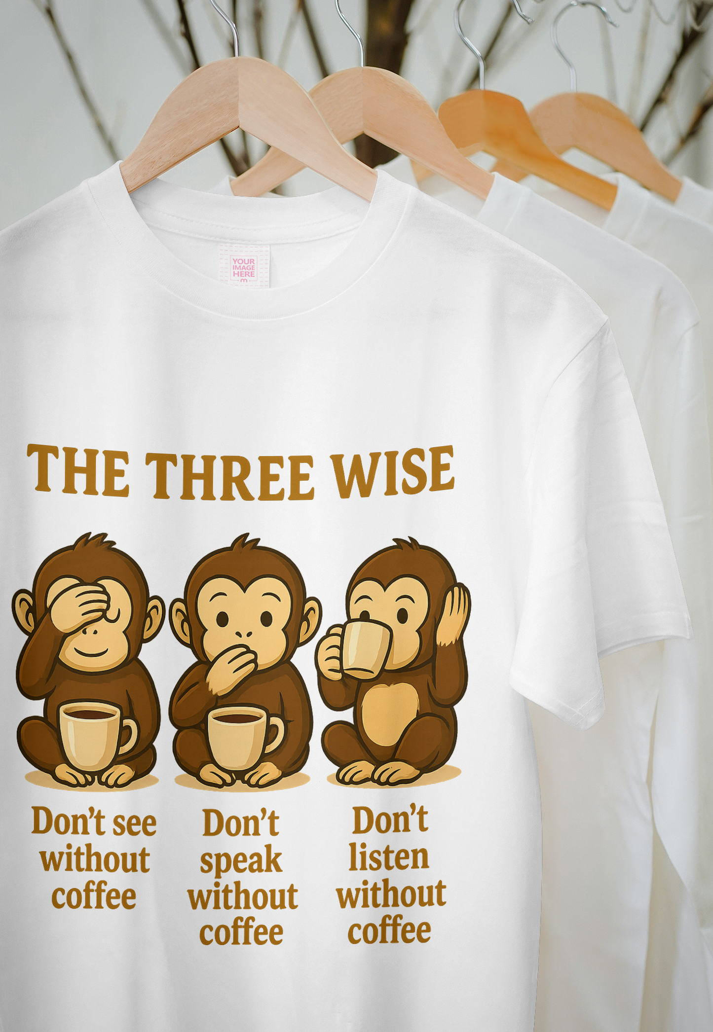 The Three Wise Coffee Monkeys