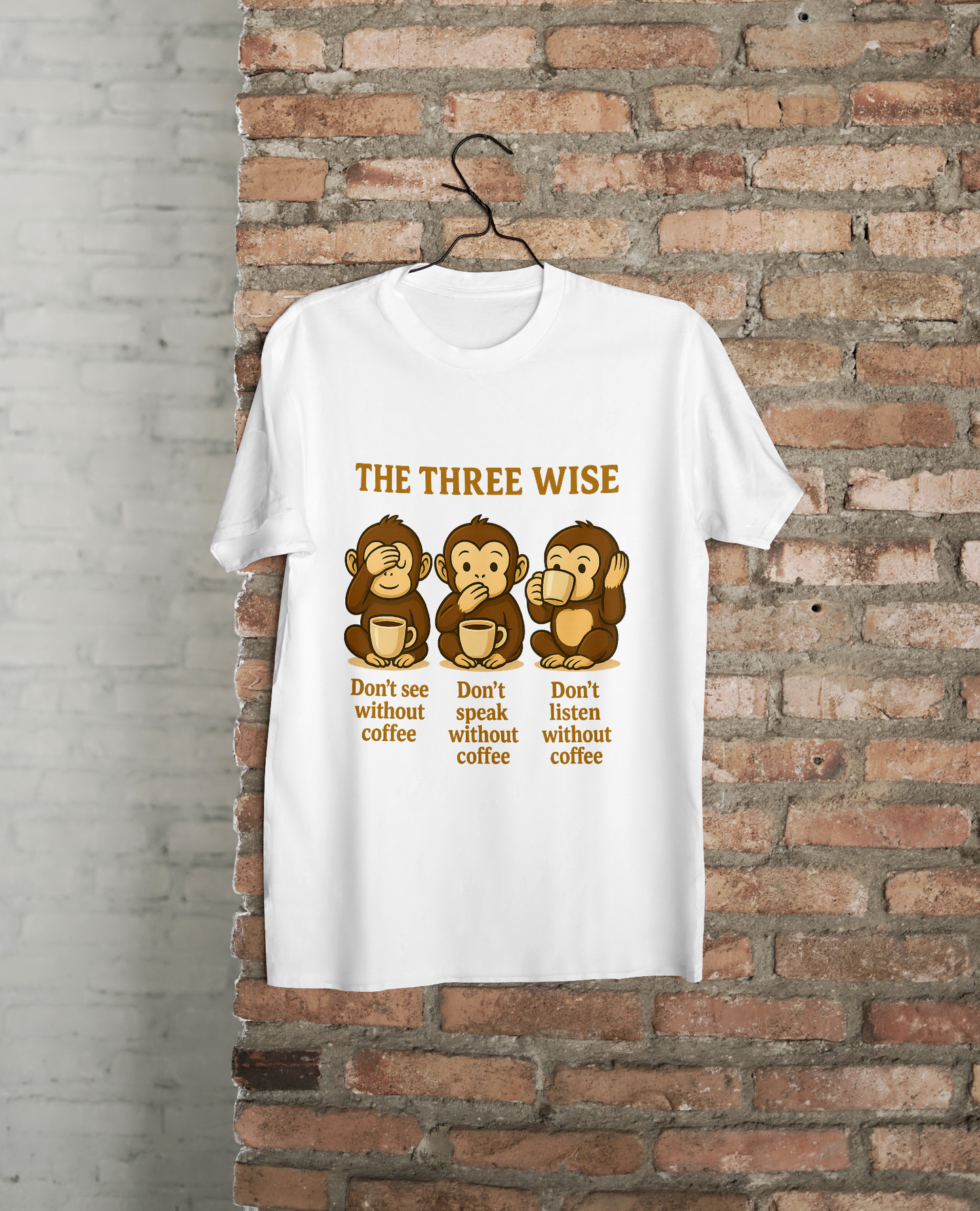 The Three Wise Coffee Monkeys