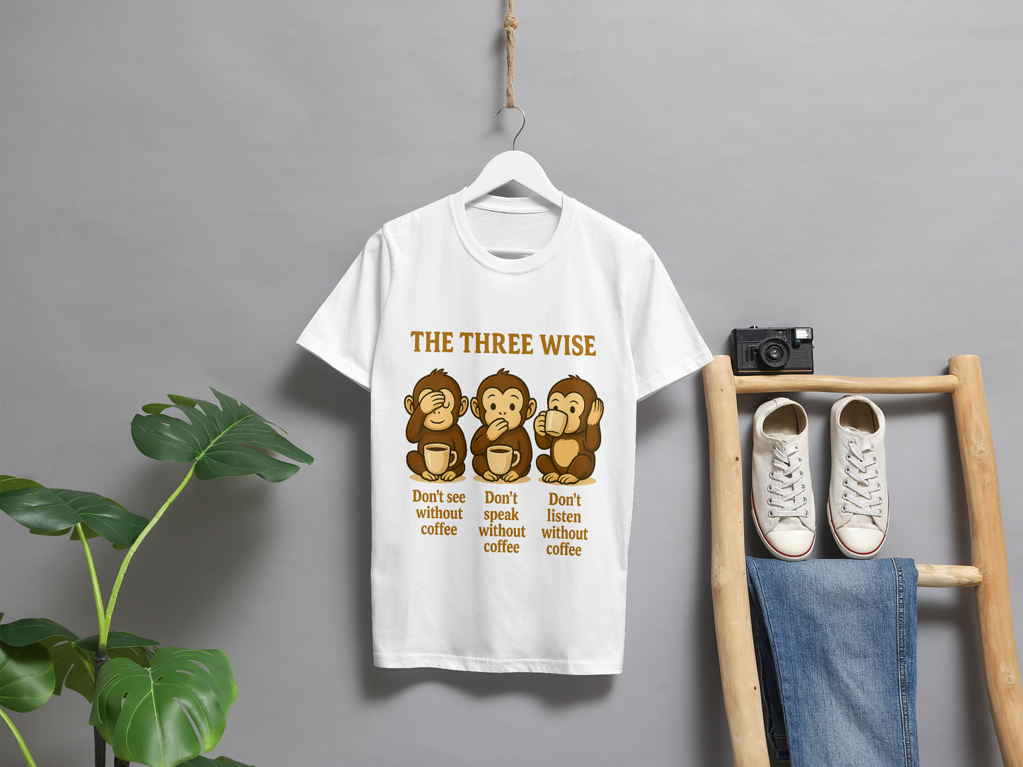 The Three Wise Coffee Monkeys