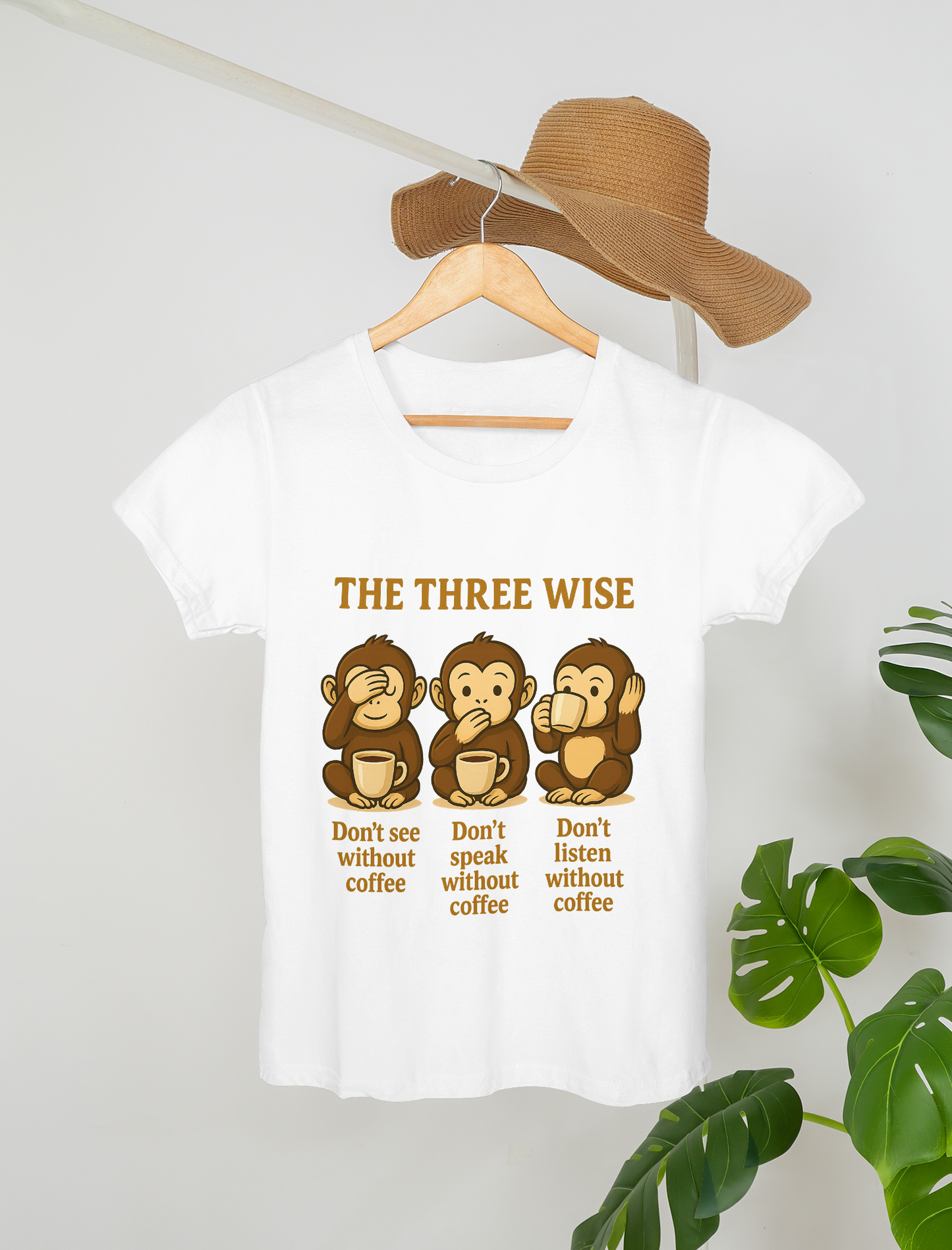 The Three Wise Coffee Monkeys