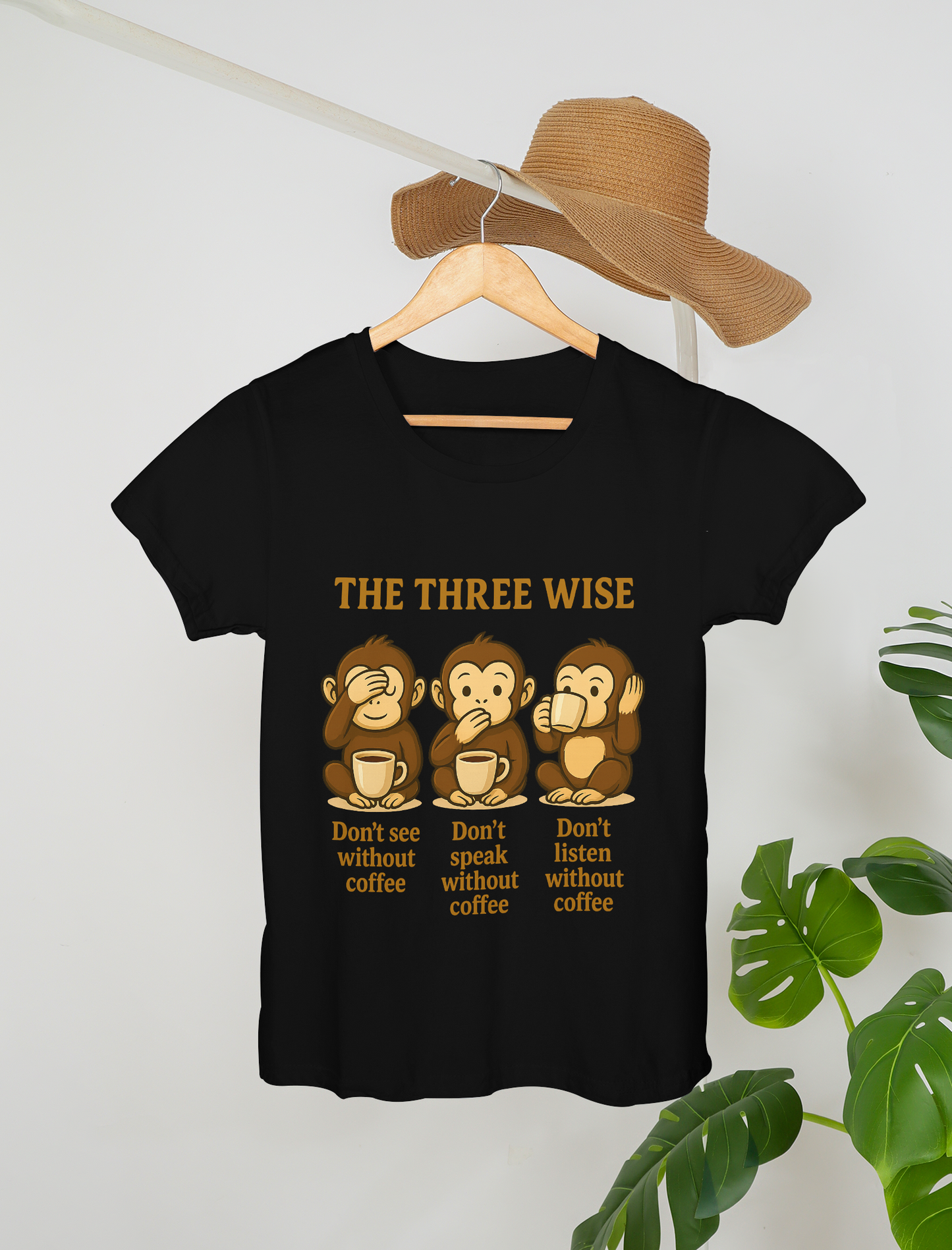 The Three Wise Coffee Monkeys
