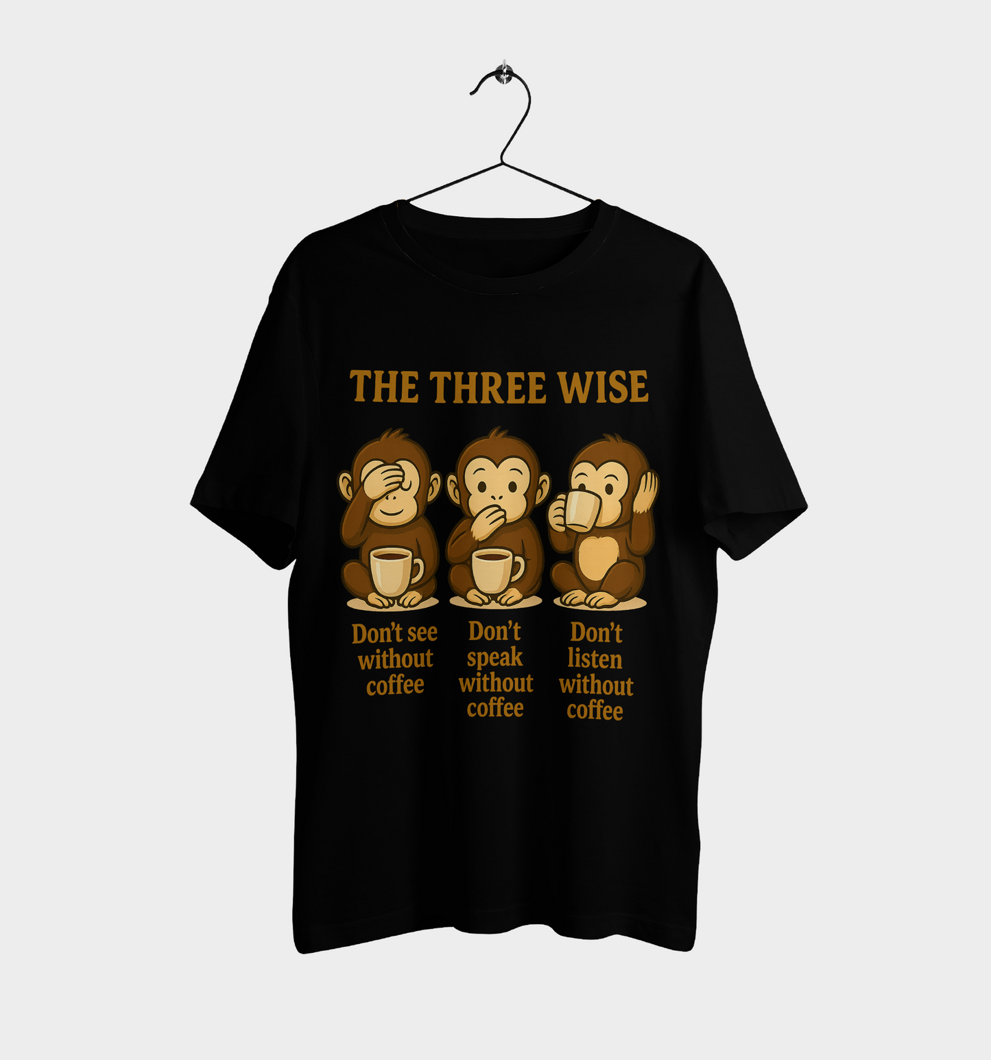 The Three Wise Coffee Monkeys