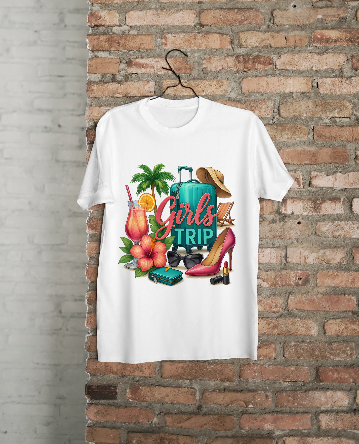 Girls Trip – Tropical Vibes Tee Design
