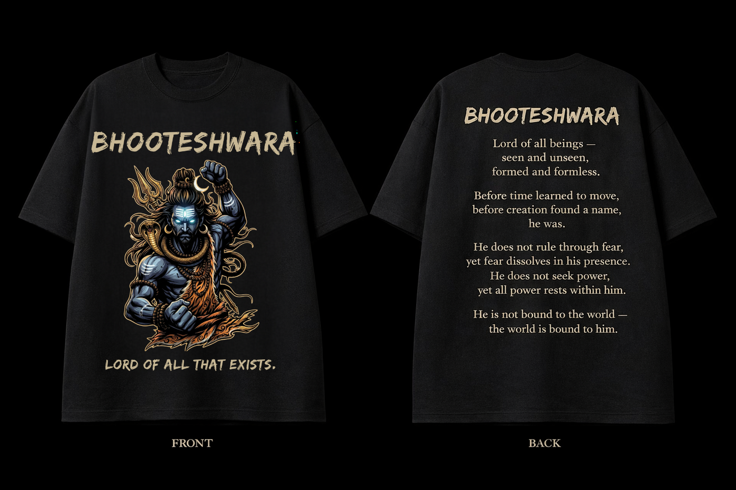 BHOOTESHVARA — Lord of All That Exists- Oversized