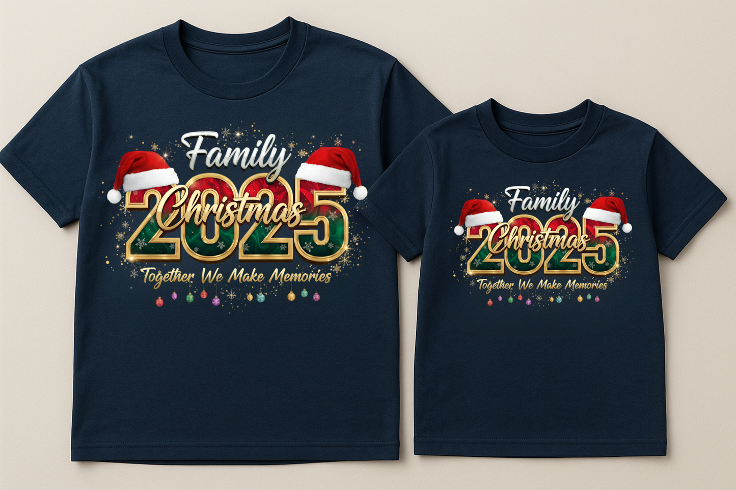 Together We Make Memories – Christmas Combo Tees