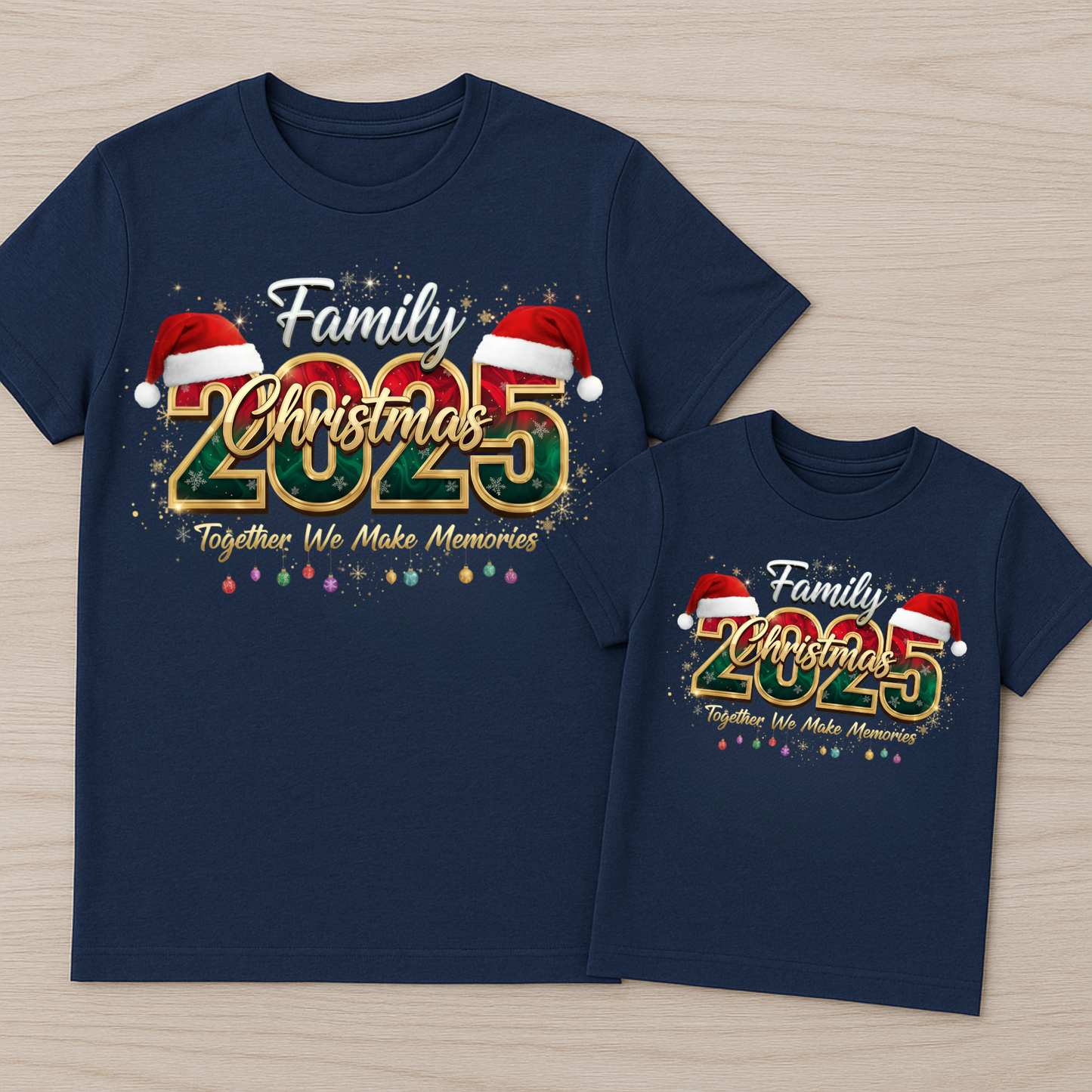 Together We Make Memories – Christmas Combo Tees