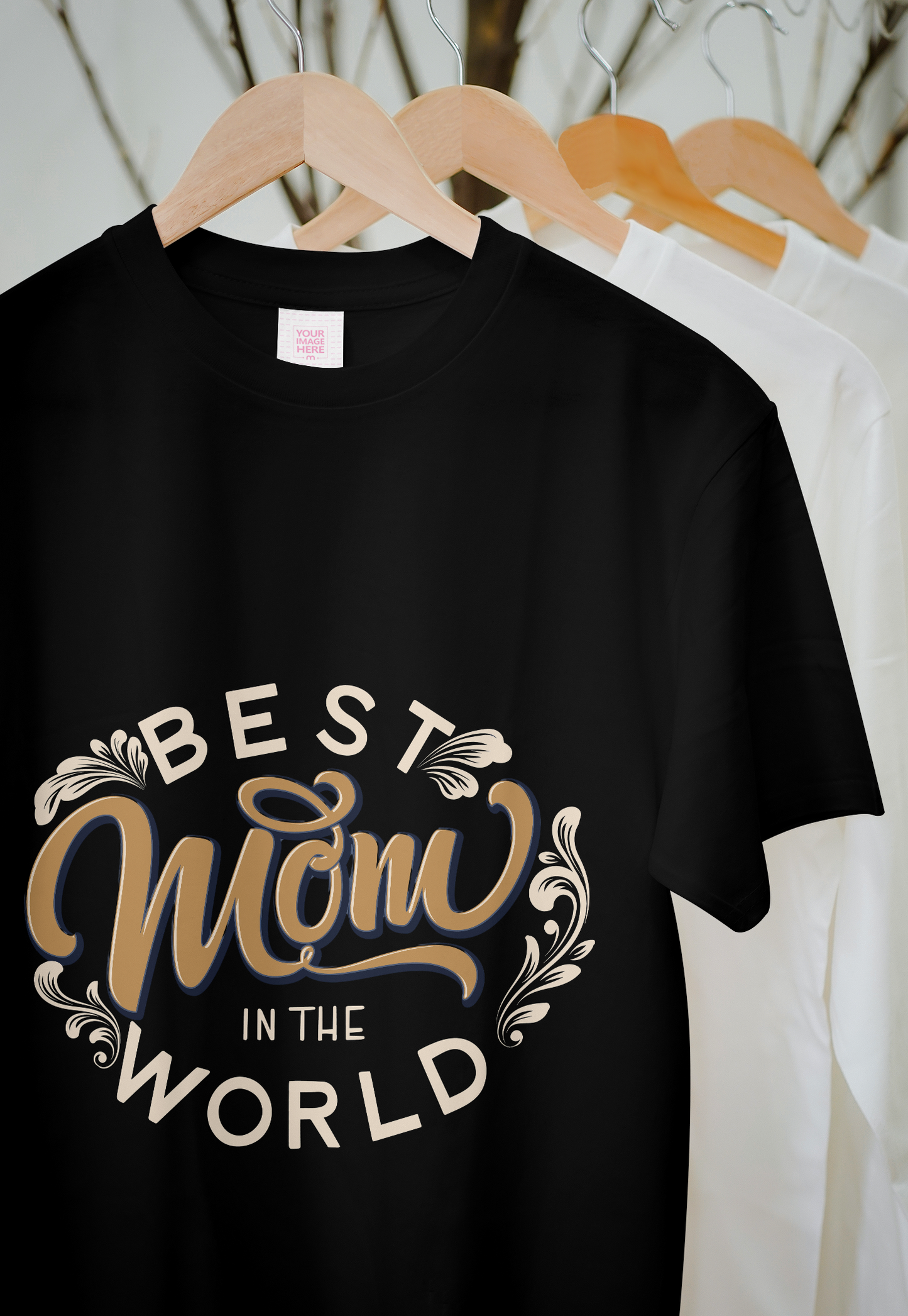 Best Mom in the World – Mother’s Day T-Shirt Design