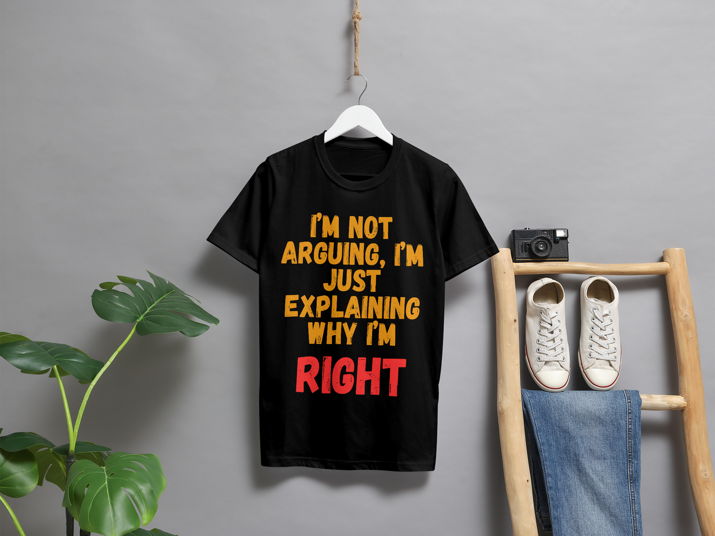 "I’m Not Arguing, I’m Just Explaining Why I’m Right" – Oversized Fun & Bold T-shirt