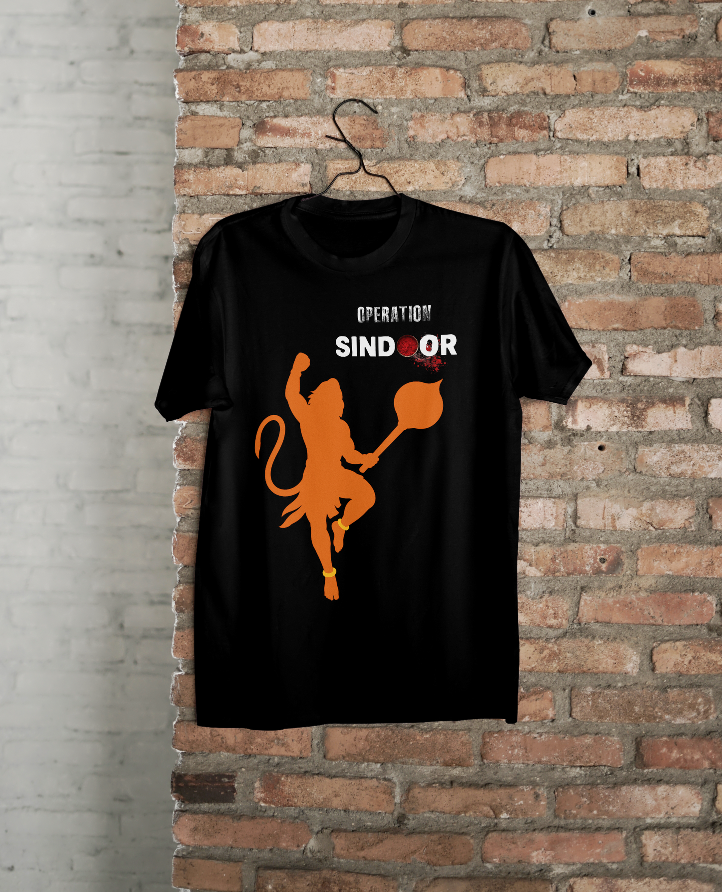 Operation Sindoor – Hanuman Warrior Graphic Tee - KIDS