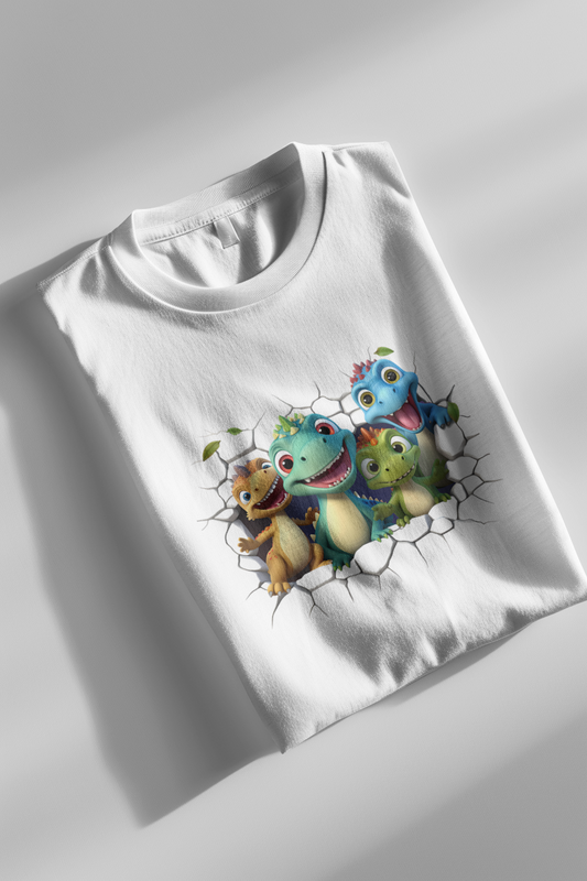 Dino Squad Breakout – Kids T-Shirt