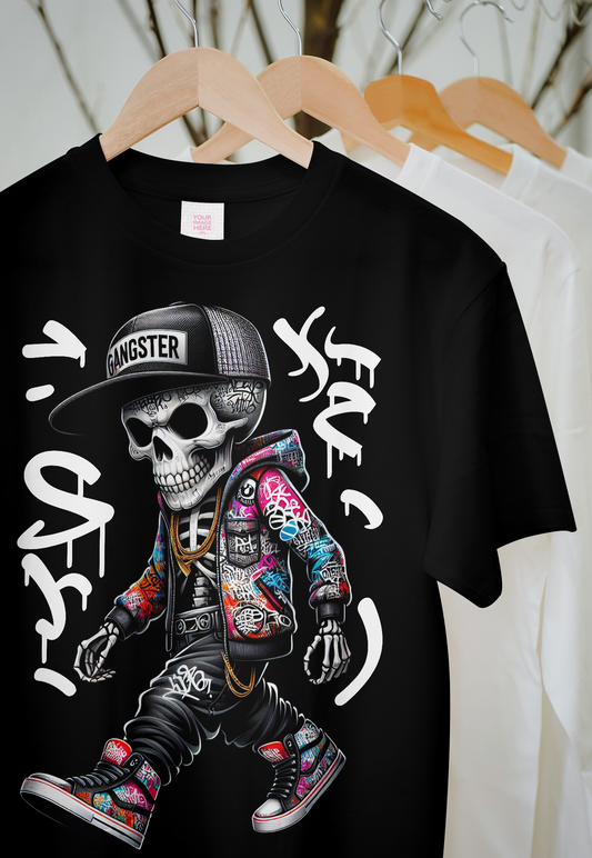 Gangsta Mode – Streetstyle Graphic Tee- Kids