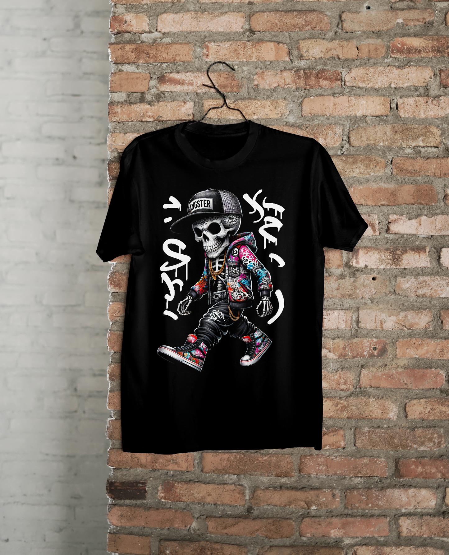 Gangsta Mode – Streetstyle Graphic Tee- Kids