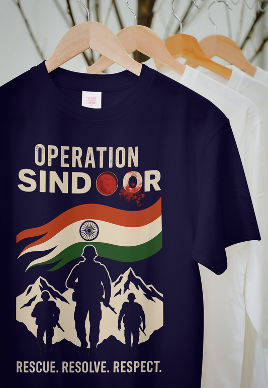 Operation Sindoor. RESCUE. RESOLVE. RESPECT.