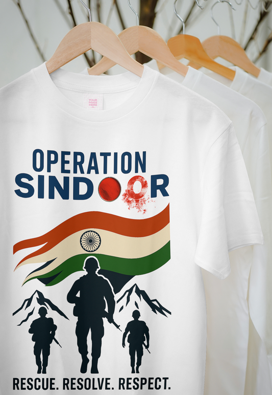 "Operation Sindoor – Saluting India's Unsung Heroes 🇮🇳" : Design 2
