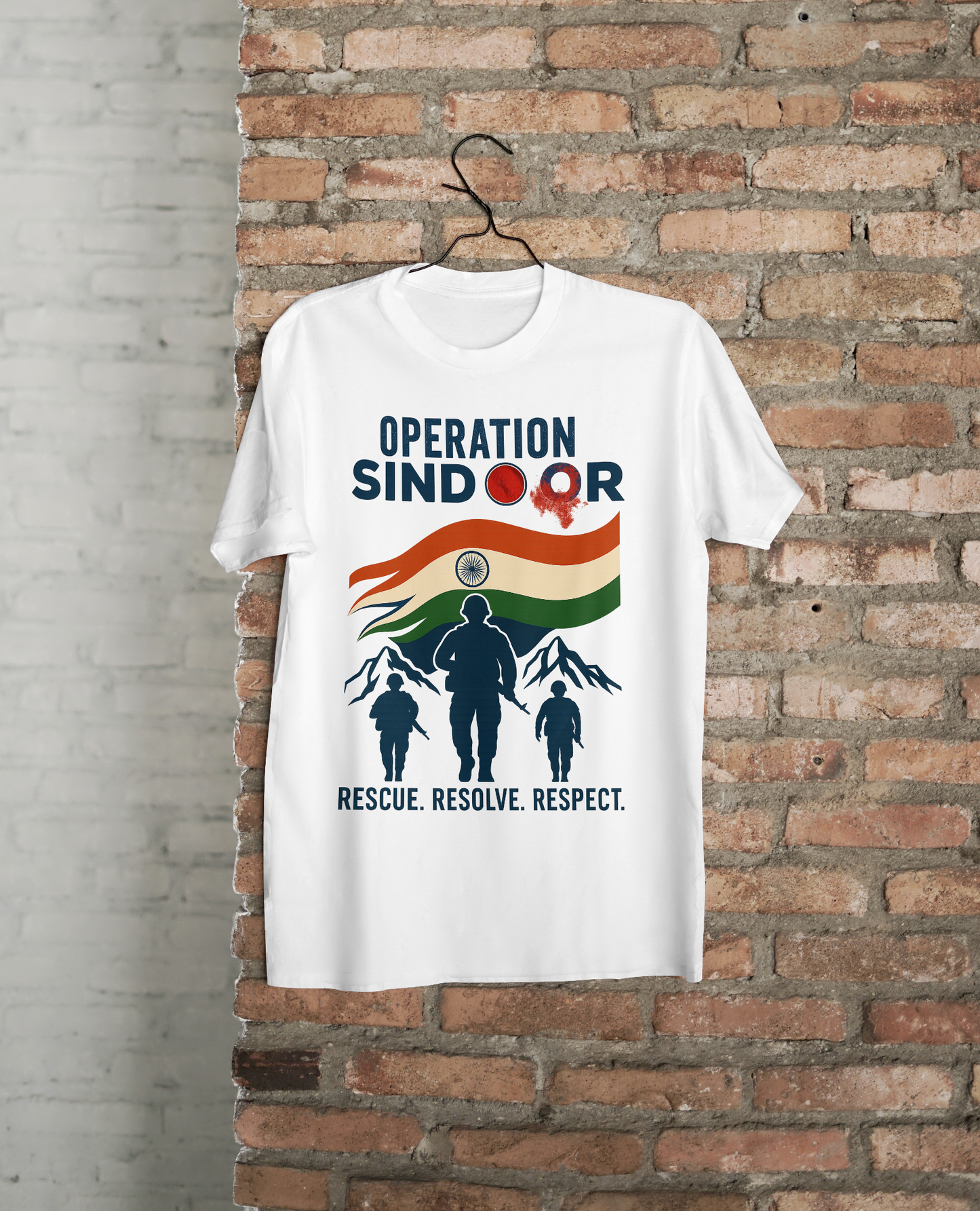 "Operation Sindoor – Saluting India's Unsung Heroes 🇮🇳" : Design 3