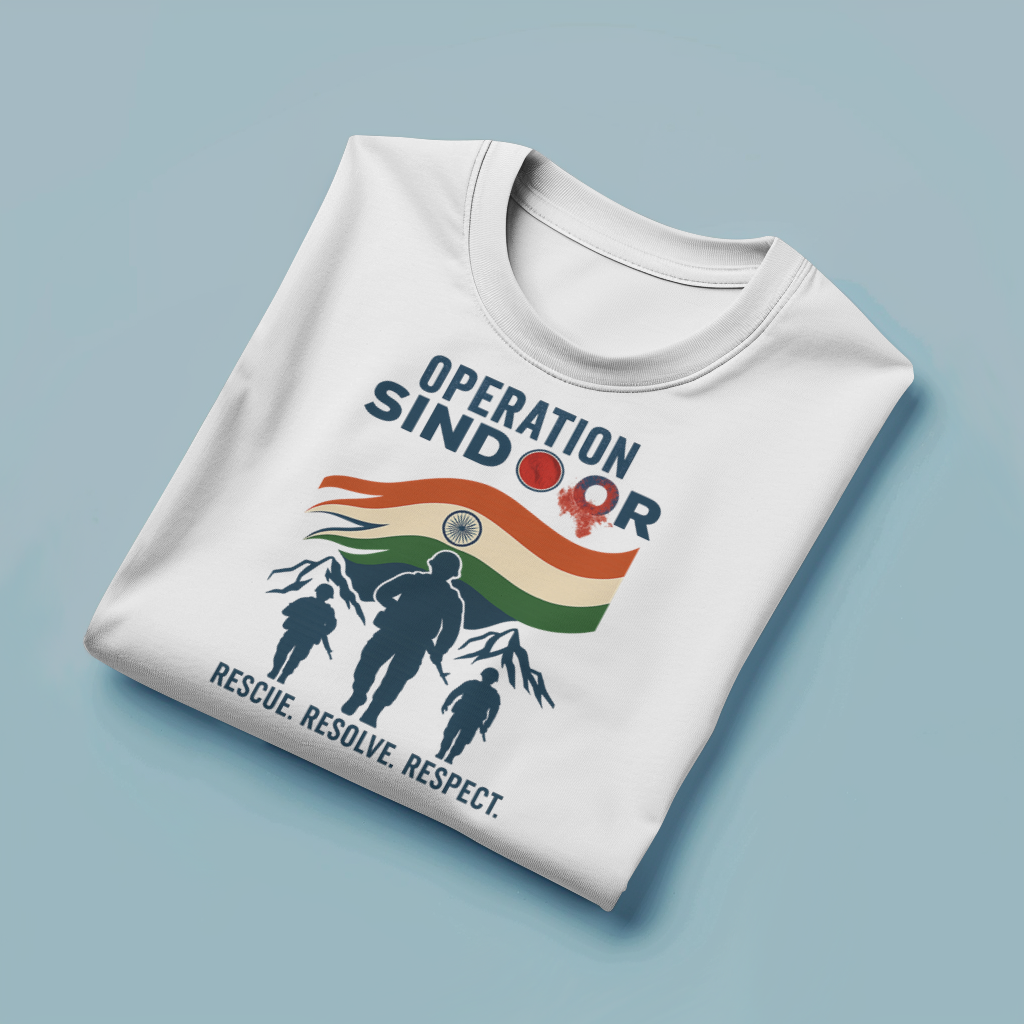 "Operation Sindoor – Saluting India's Unsung Heroes 🇮🇳" : Design 3