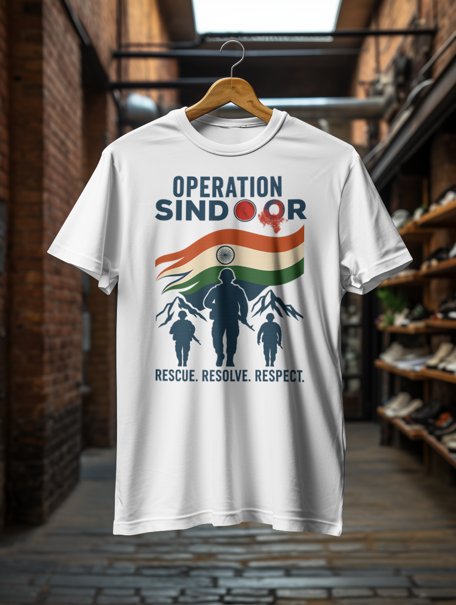 "Operation Sindoor – Saluting India's Unsung Heroes 🇮🇳" : Design 3
