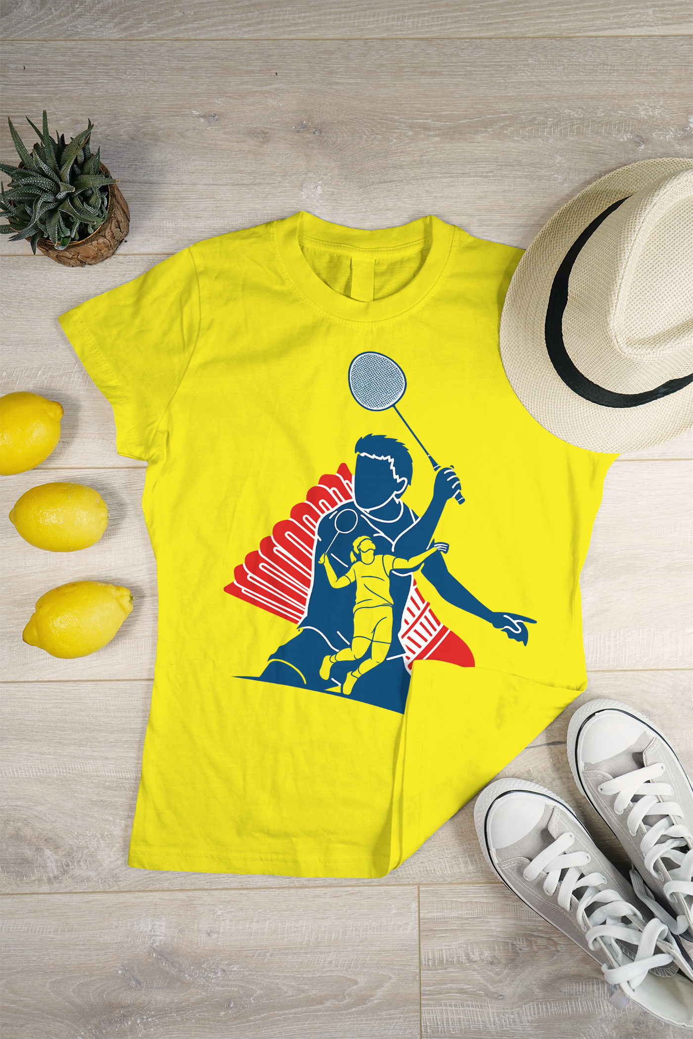 UNLEASH THE RALLY – Badminton Power Tee
