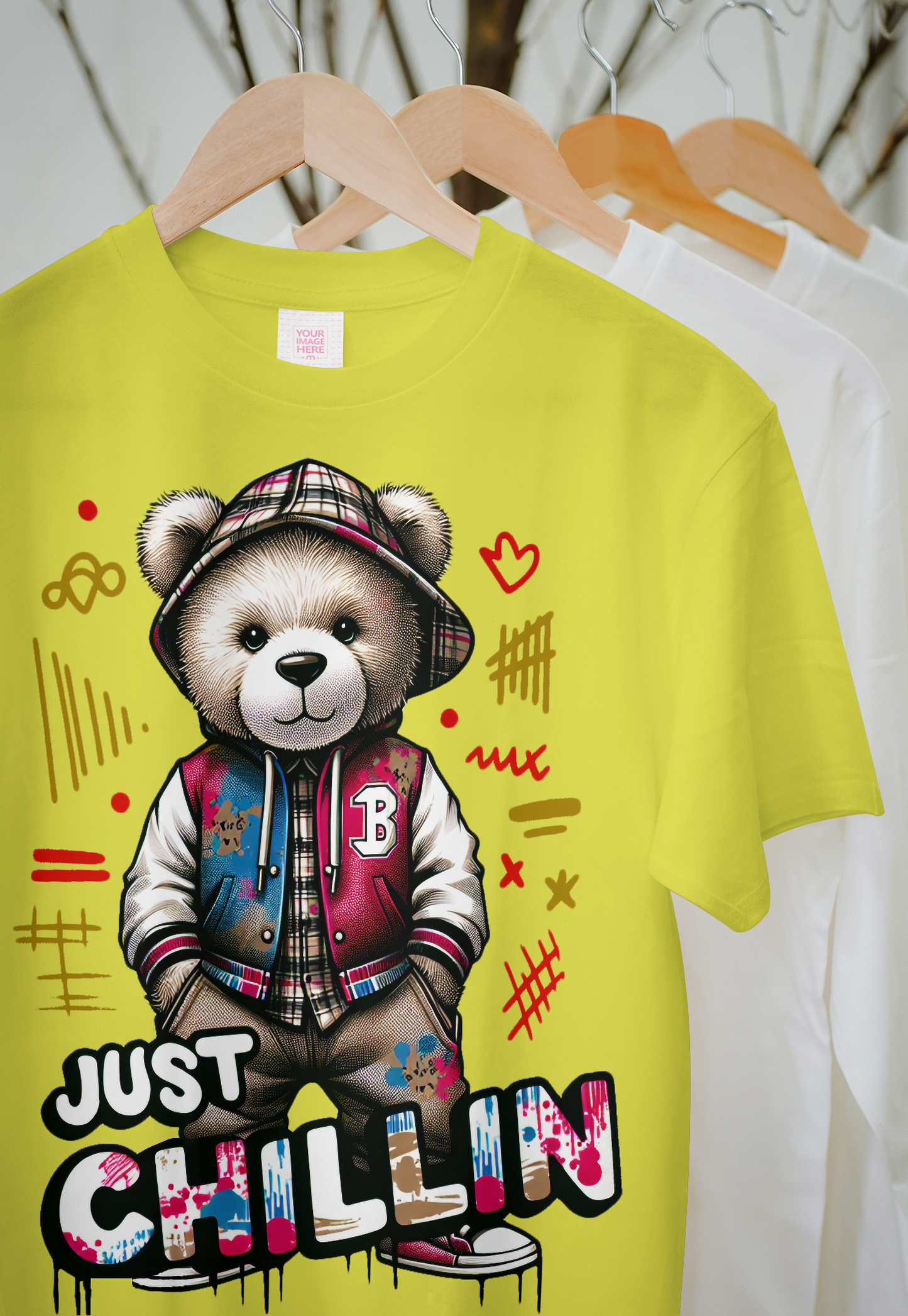 "Street Chill Vibes – Teddy in Style"