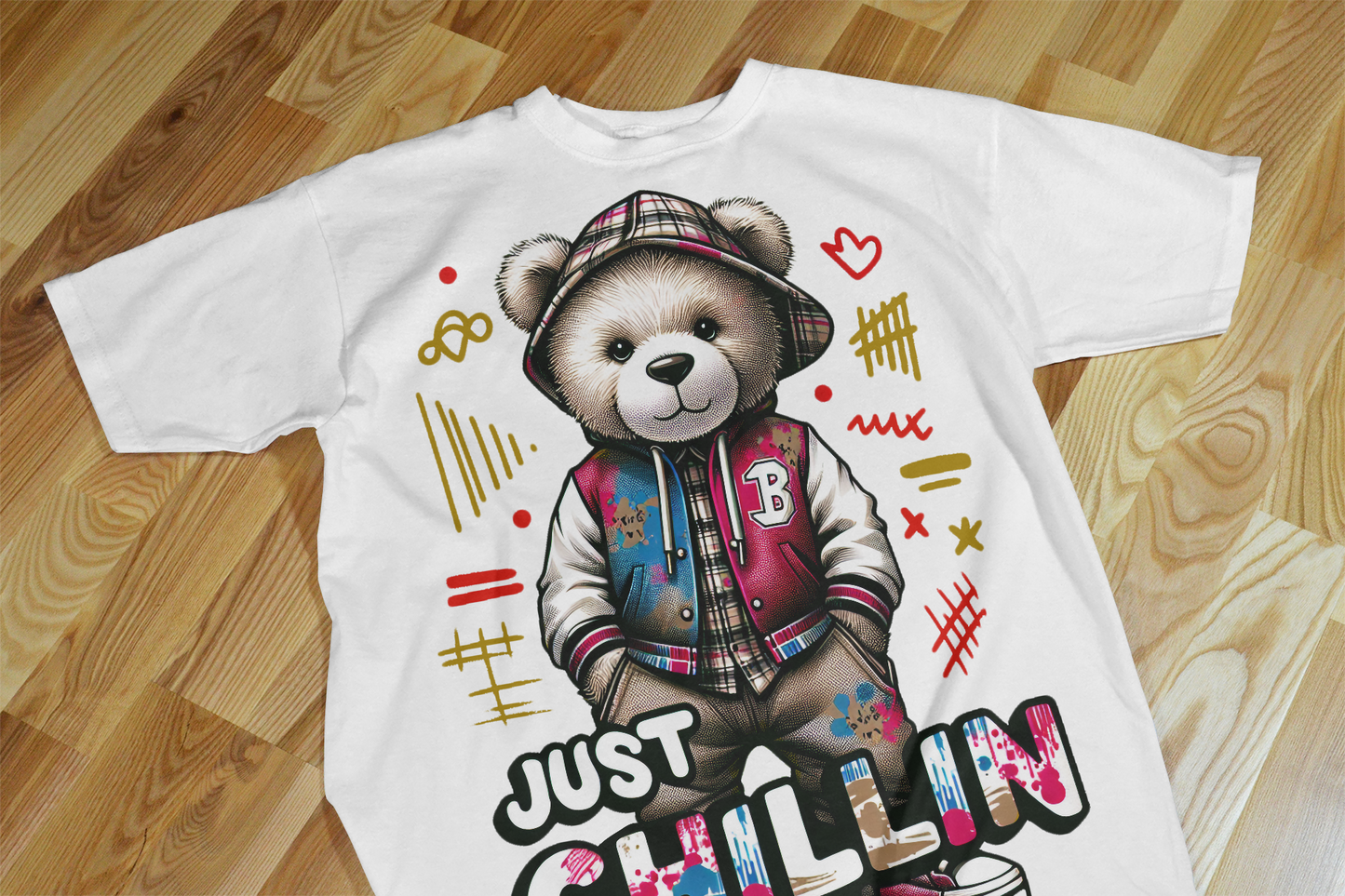 "Street Chill Vibes – Teddy in Style"