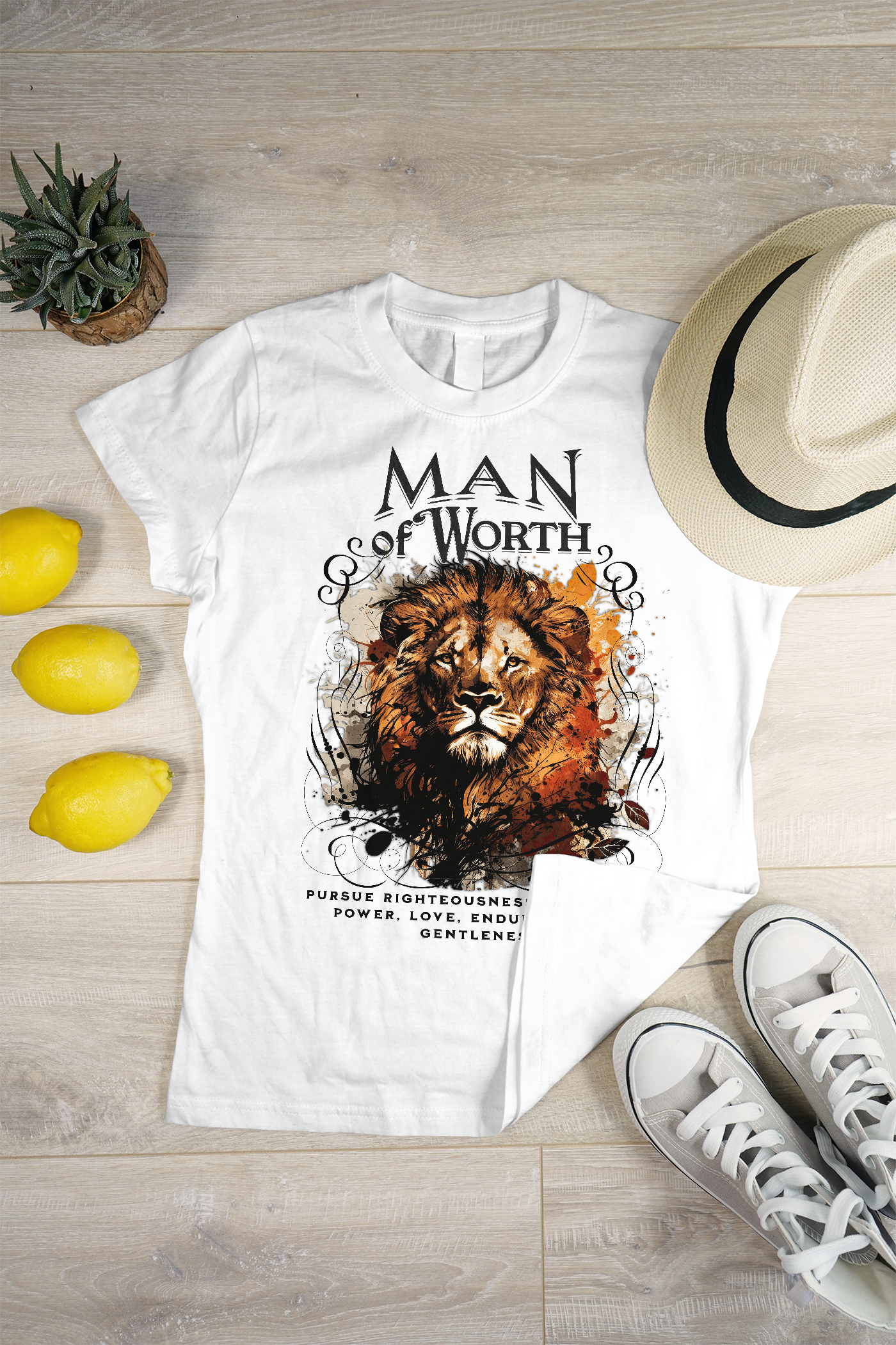 Man of Worth – The Lion Within- Light colors