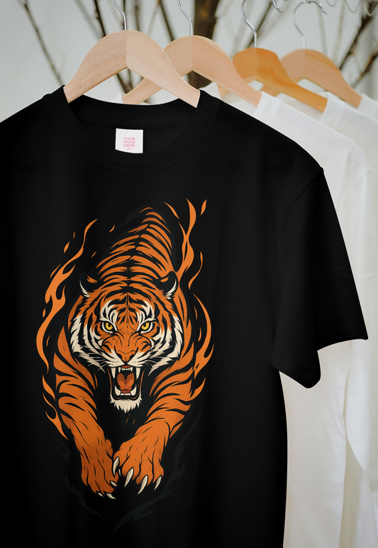 Unleash the beast. 🔥 This tiger doesn’t sneak—it strikes