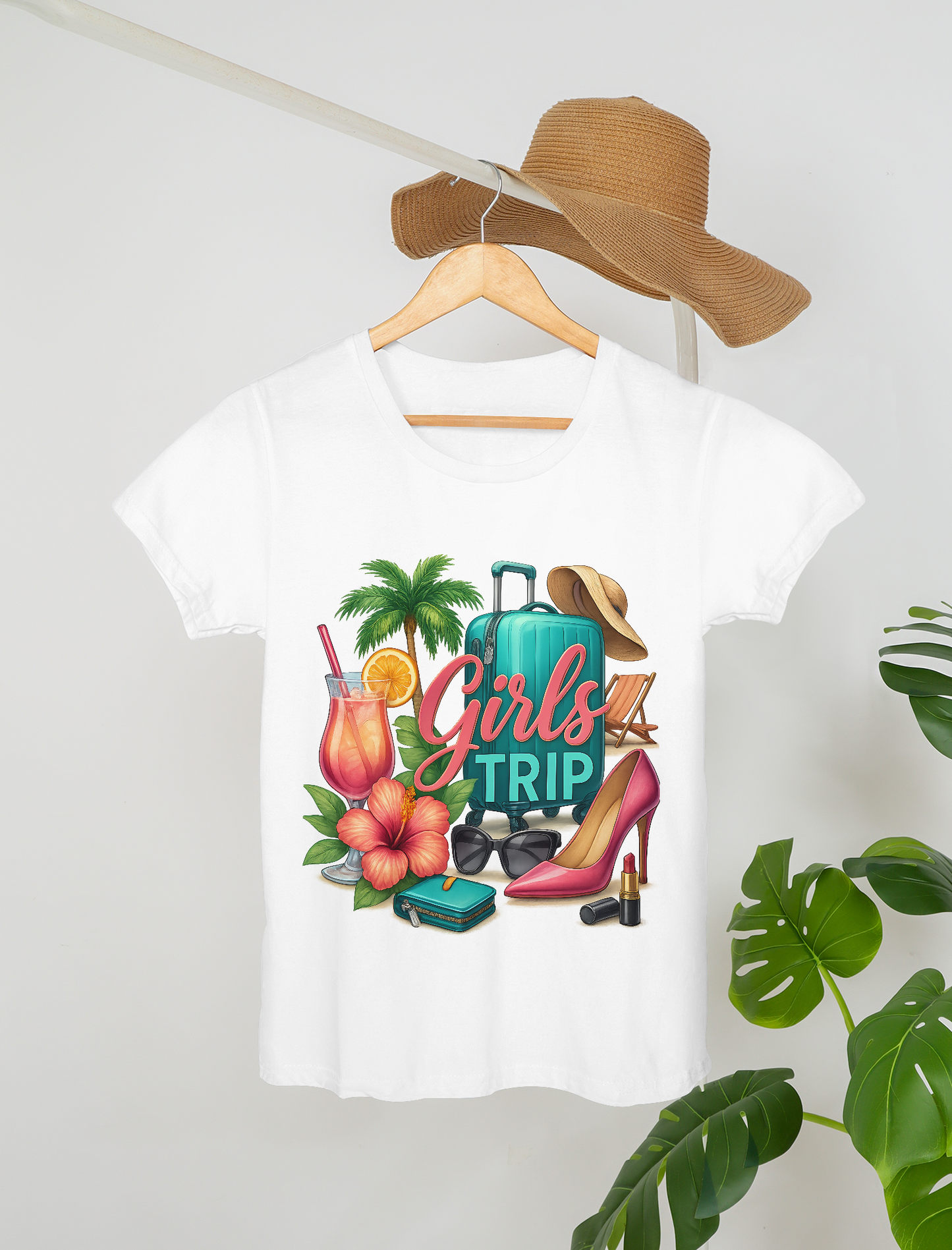 Girls Trip – Tropical Vibes Tee Design