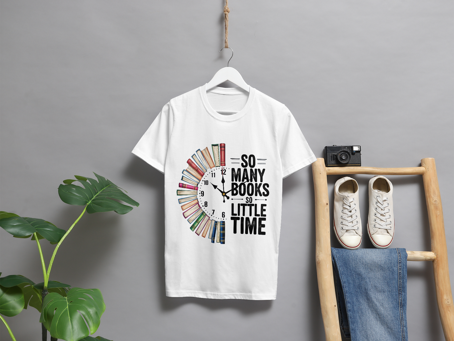 So Many Books, So Little Time – Reader’s T-Shirt 📚⏰