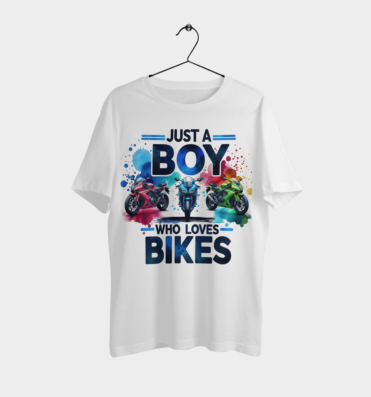 Just a Boy Who Loves Bikes – For the True Bike Lover- Adults