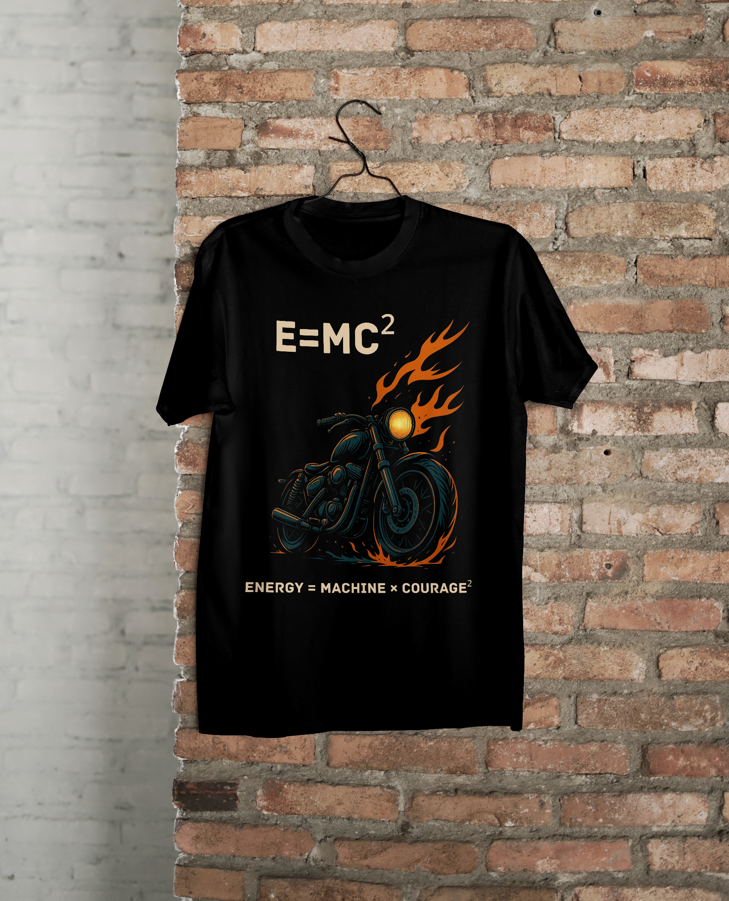 E = MC² — Energy of the Rider Tee