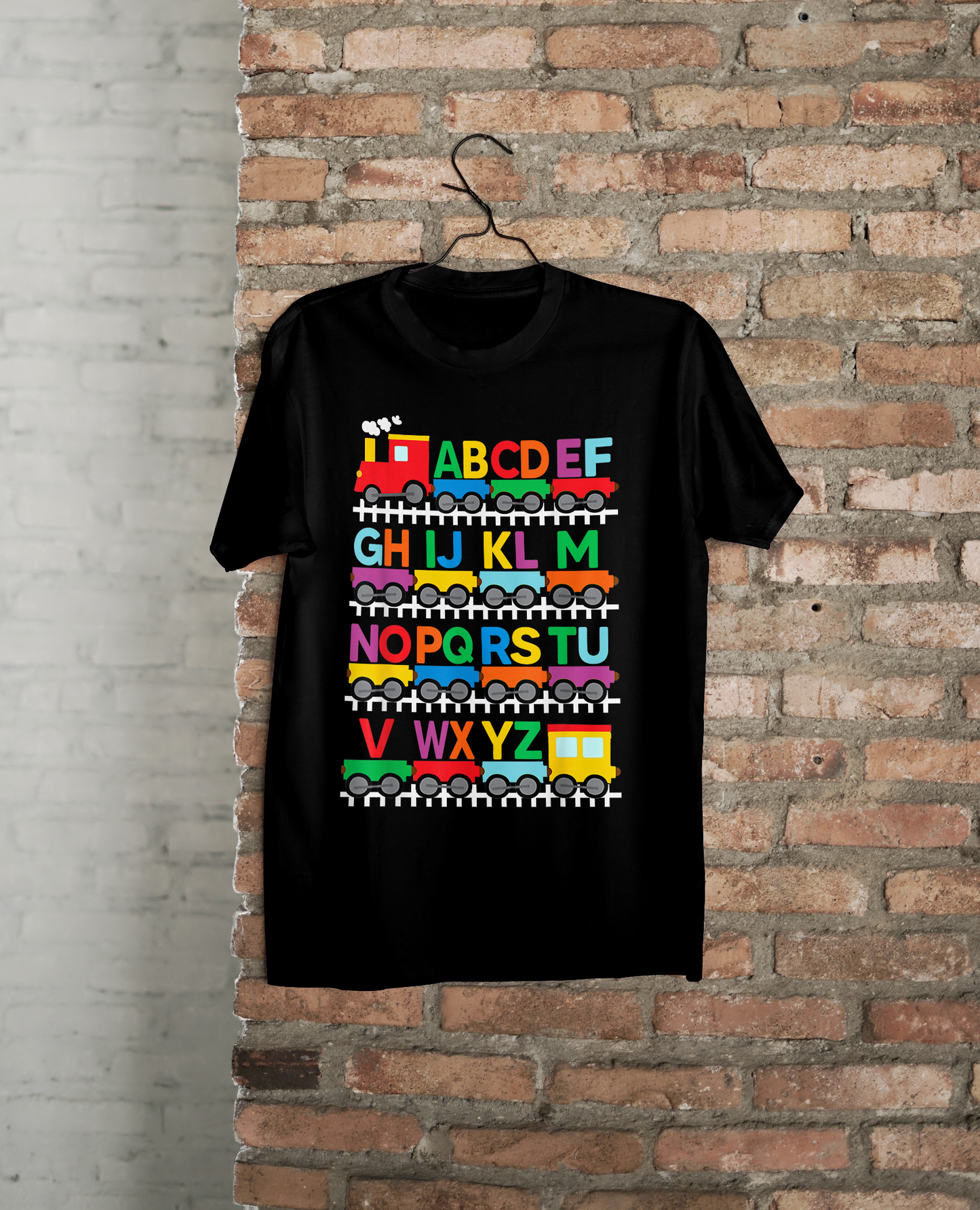 A–Z Alphabet Train Poster for Kids | Colorful Learning Wall Art