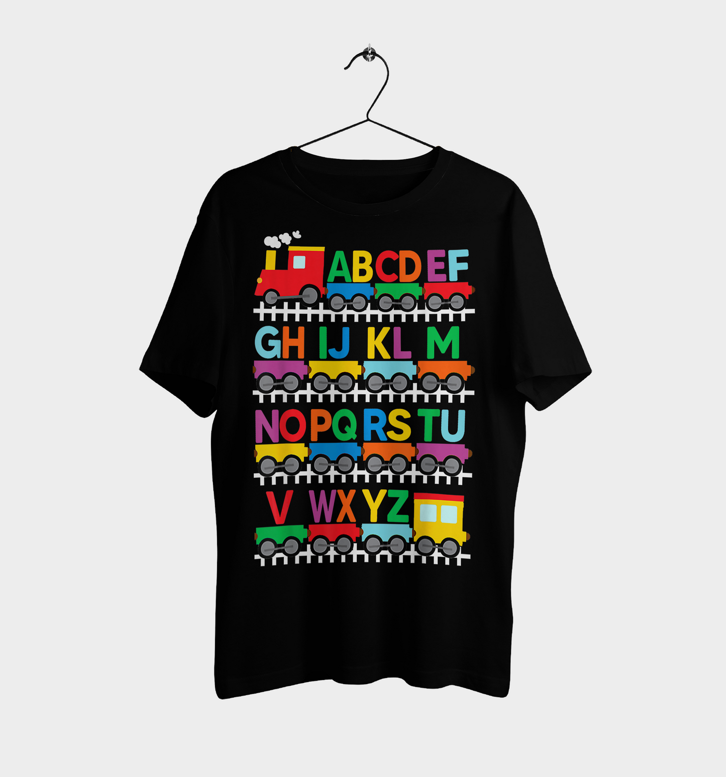 A–Z Alphabet Train Poster for Kids | Colorful Learning Wall Art