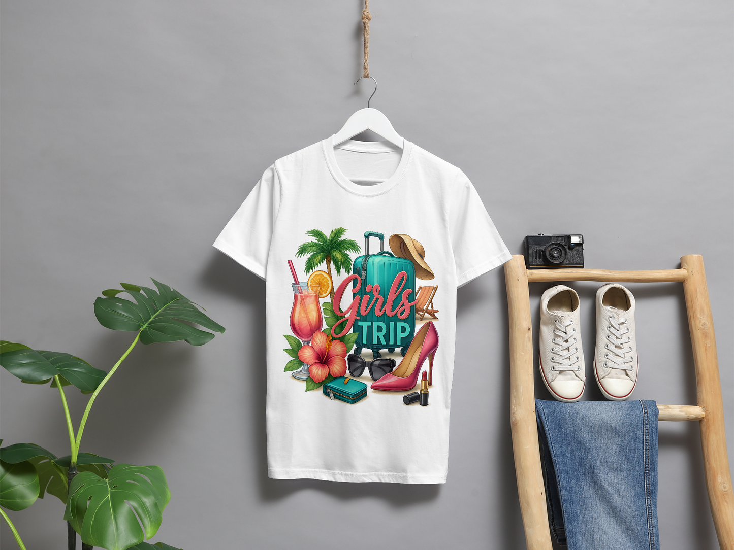 Girls Trip – Tropical Vibes Tee Design